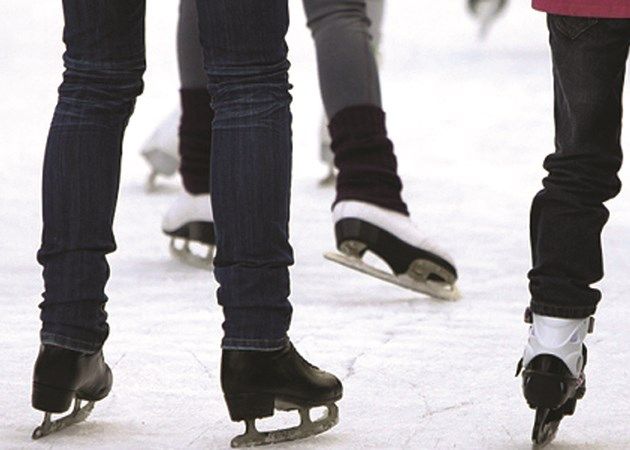 Recreational Skaters at a session